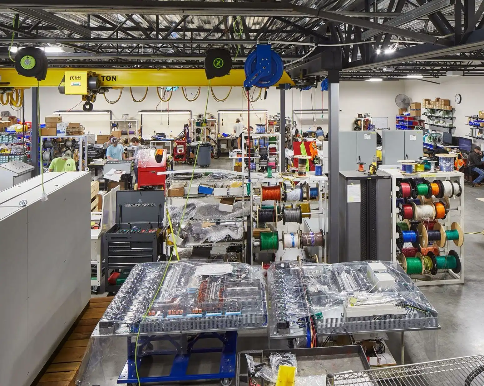 Prairie Electric shop, wiring
